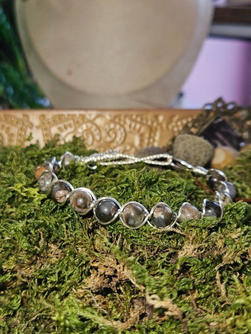Bracelet Llanite-Que Sera- pierre du chemin de vie 