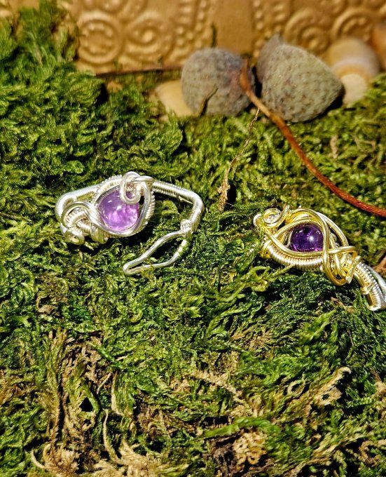 Bague améthyste 