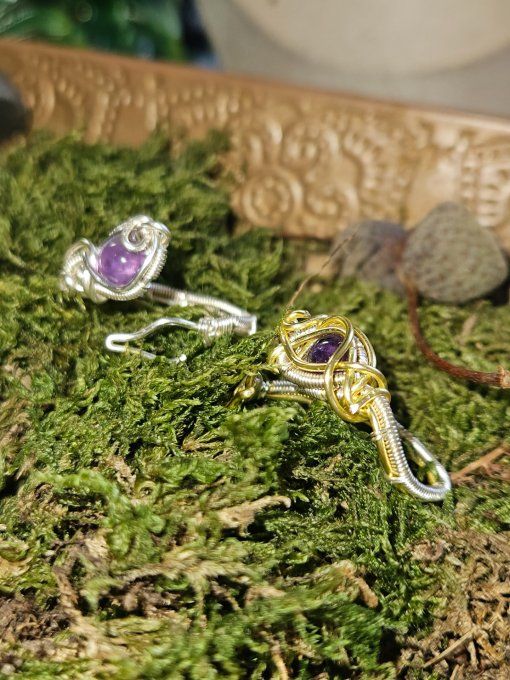 Bague améthyste 