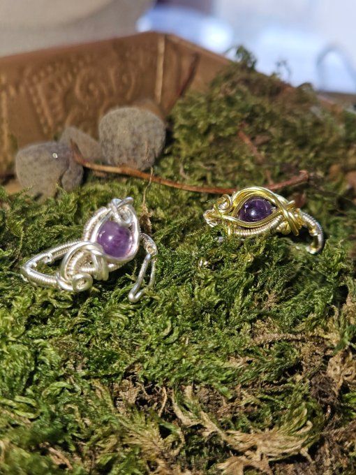 Bague améthyste 