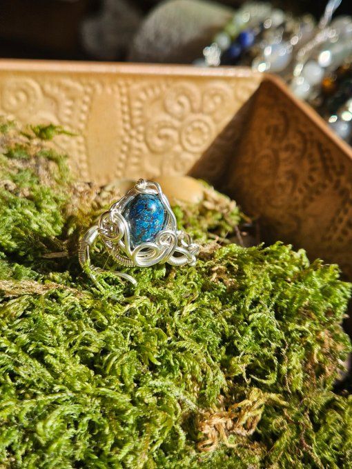 Bague Chrysocolle ajustable 