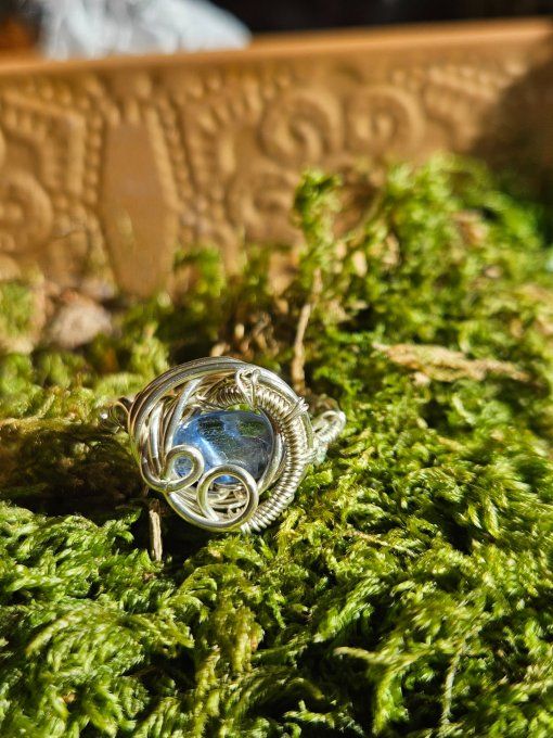 Bague Cyanite -ajustable