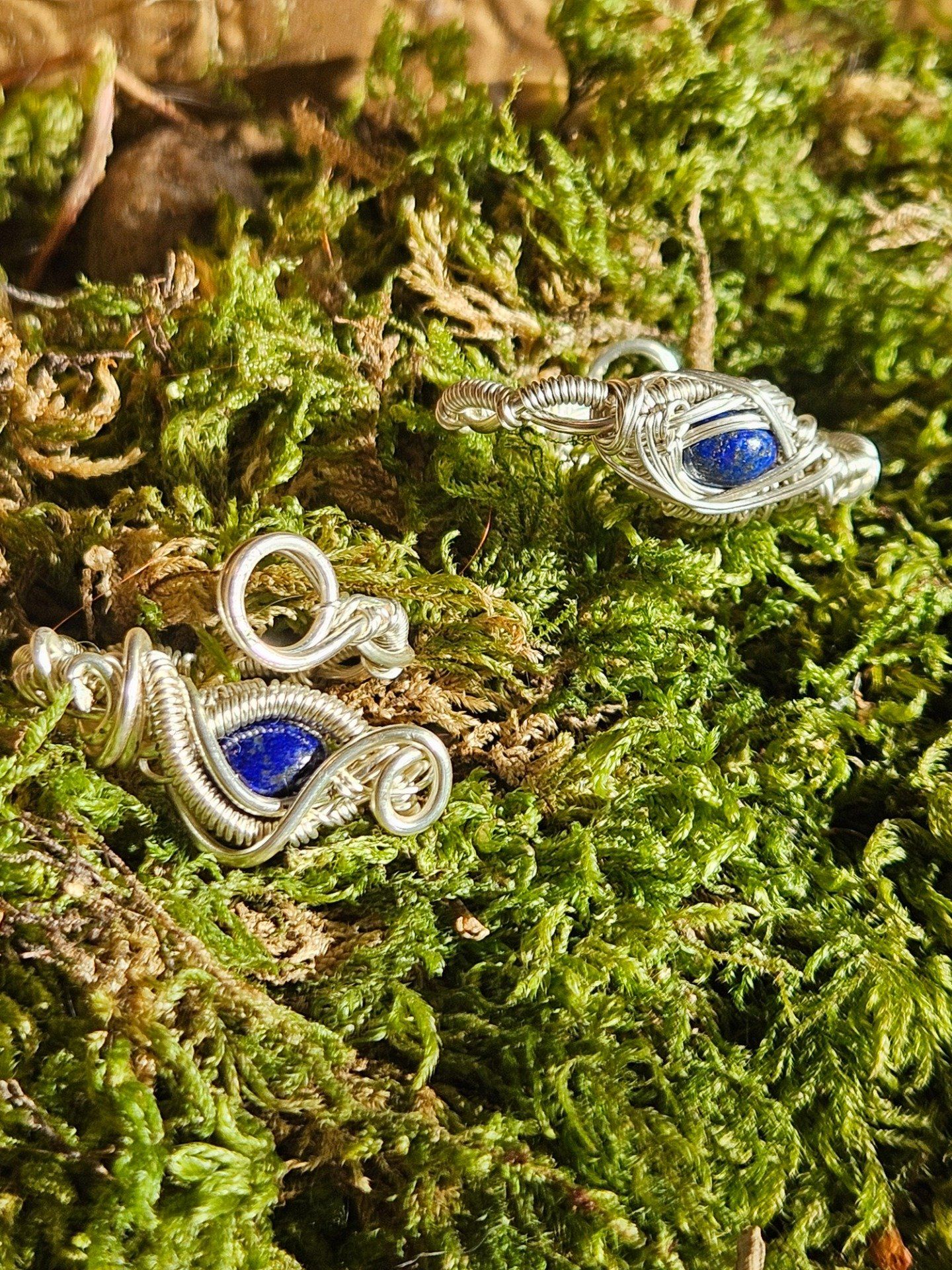 Bague lapis lazuli -Ajustable