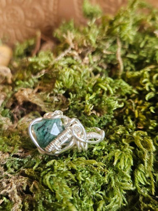 Bague Tsavorite -Grenat Vert