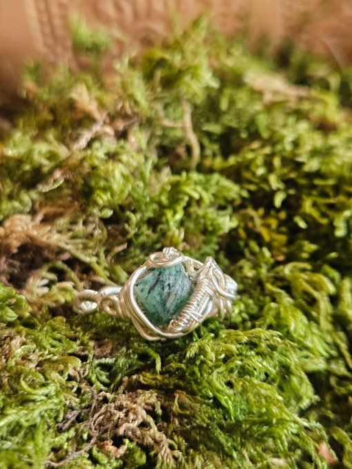 Bague Tsavorite -Grenat Vert