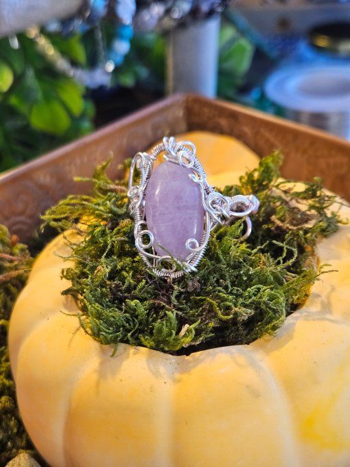 Bague Kunzite - ajustable 