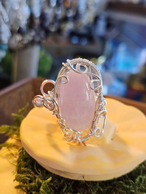 Bague Kunzite - ajustable 
