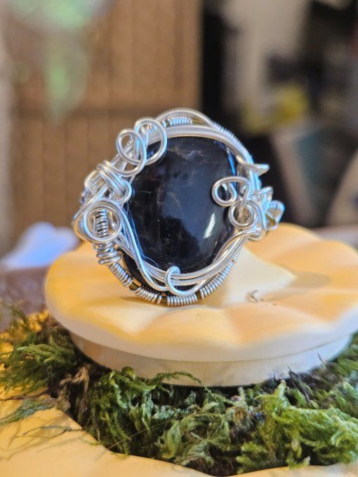 Bague Pietersite - ajustable Courrone .