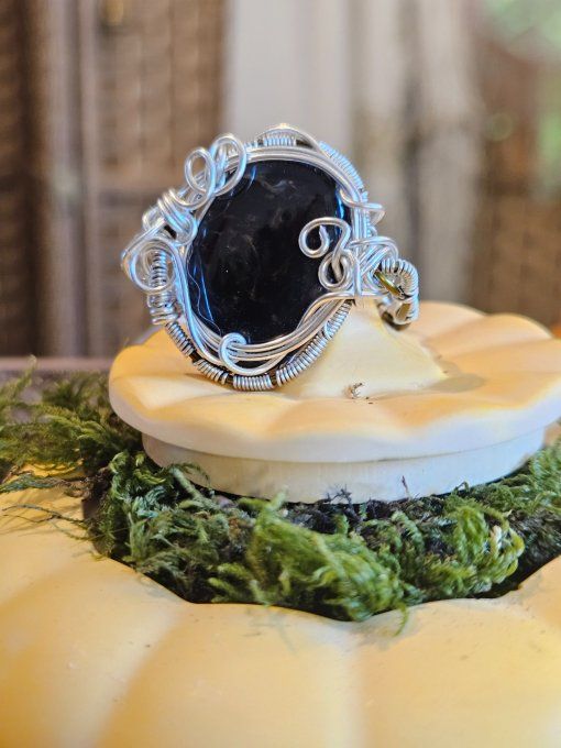 Bague Pietersite - ajustable Courrone .