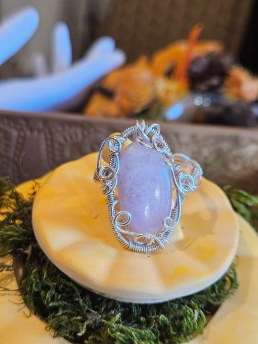 Bague Kunzite - ajustable 