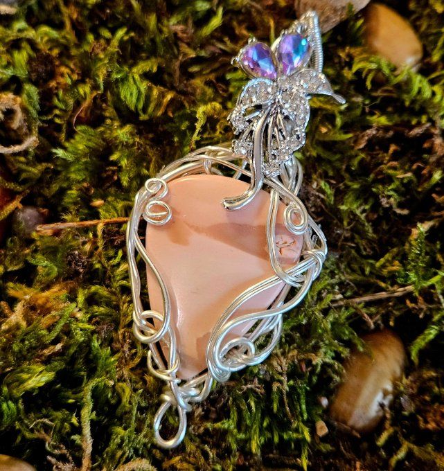 Phosphosidérite ✨ pendentif amulette : hyperactif 