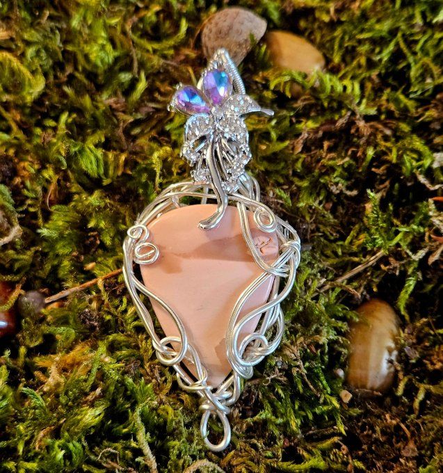 Phosphosidérite ✨ pendentif amulette : hyperactif 