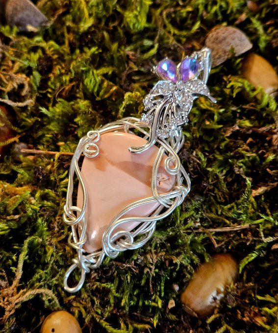 Phosphosidérite ✨ pendentif amulette : hyperactif 
