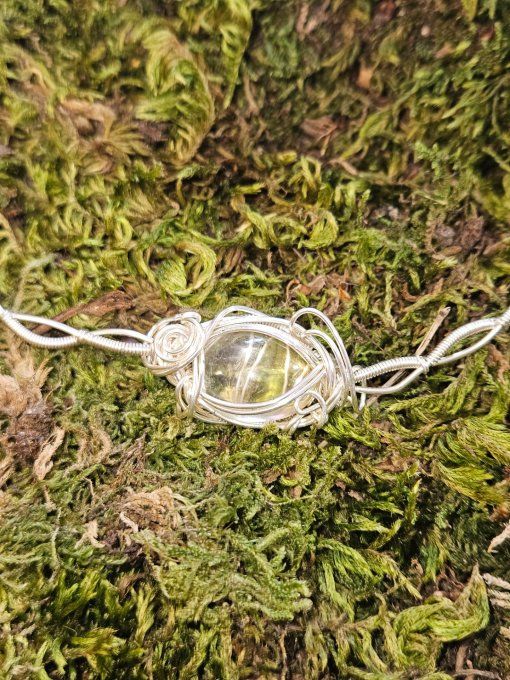 Collier charms✨ Citrine naturelle 