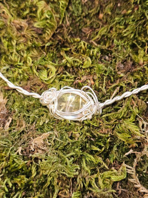 Collier charms✨ Citrine naturelle 