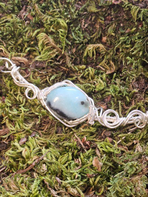 Hemimorphite✨ collier charms 