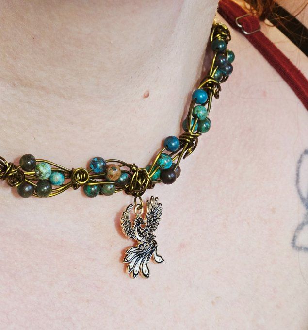Pumpkin jewels chrysocolle ,bijou de l'automne