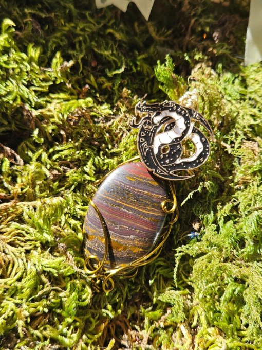 Amulette Oeil de fer ✨Pierre de force et de confiance ✨ 