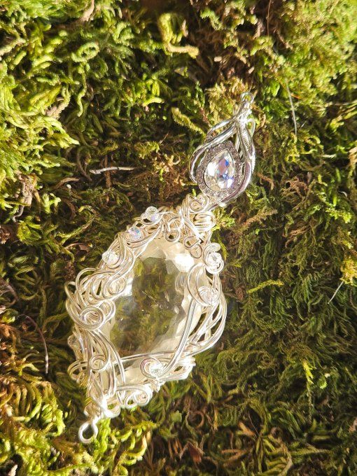 Légende Cristal de roche argent