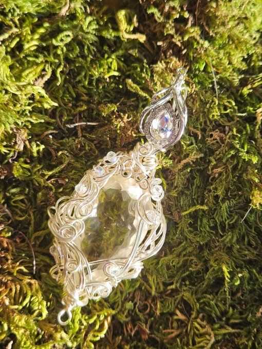 Légende Cristal de roche argent