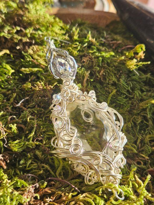 Légende Cristal de roche argent