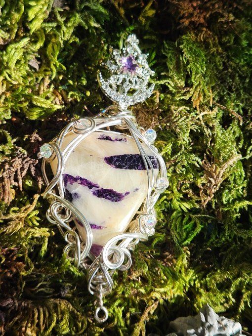 Légende ✨Calcite Fluorite violette
