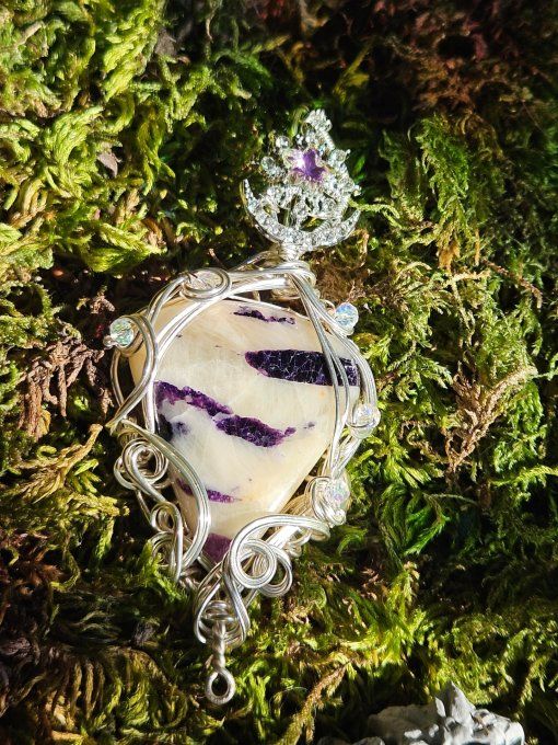 Légende ✨Calcite Fluorite violette