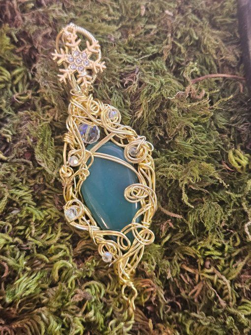 Légende d'hiver ✨Onyx verte 