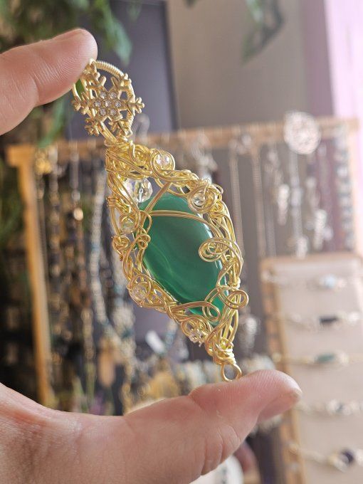 Légende d'hiver ✨Onyx verte 