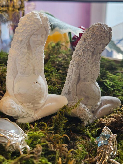 Statuette Gaïa – Terre Mère En Jesmonite 