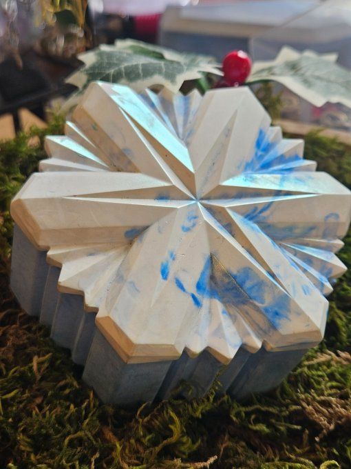 Boîte Cristal En Jesmonite – Coffret Féérique 5 Côtés