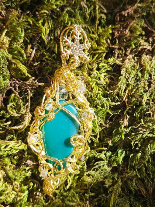 Légende d'hiver ✨Onyx verte 