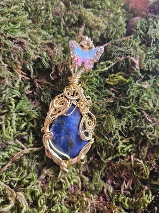 Légende d'hiver : lapis Lazuli -L'aile de la liberté 