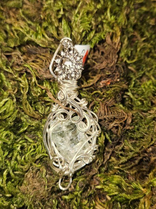Pendentif Hiddenite ✨ amulette d'estime de soi 