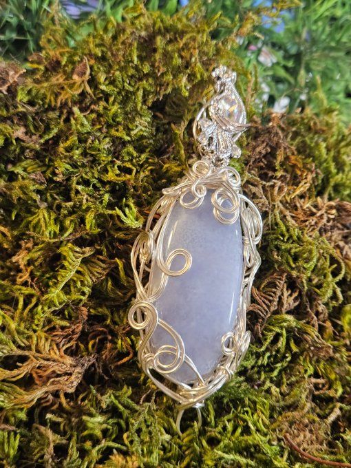 ✨ calcedoine Blue lace-L'elfique