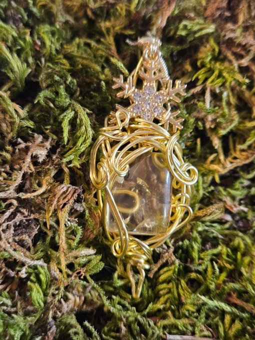 Amulette ✨Citrine -abondance , joie