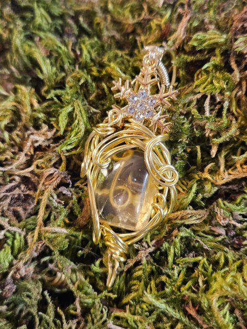 Amulette ✨Citrine -abondance , joie 