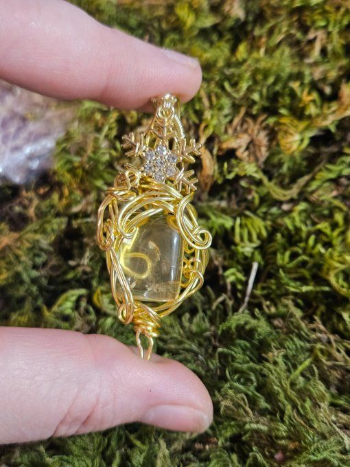 Amulette ✨Citrine -abondance , joie 