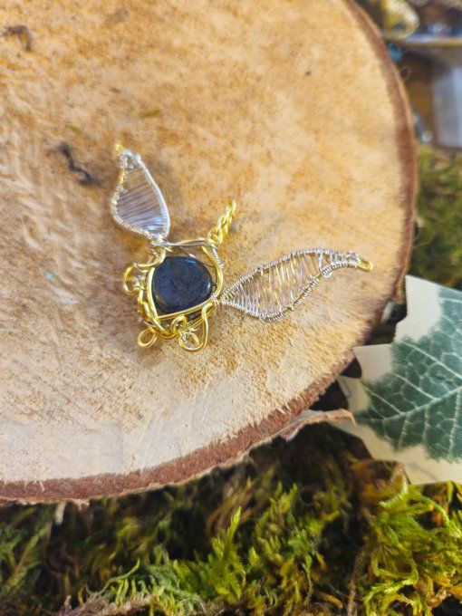 Les Ailes De Navy – Pendentif Pietersite Bleue | Pierre Des Tempêtes