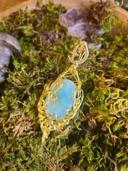 Amulette Hemimorphite 