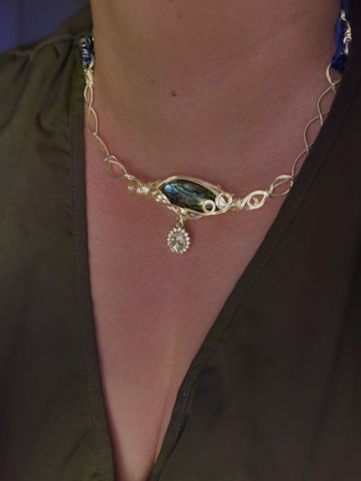 Bijou Charms ✨Labradorite bleu -protection et spiritualité 