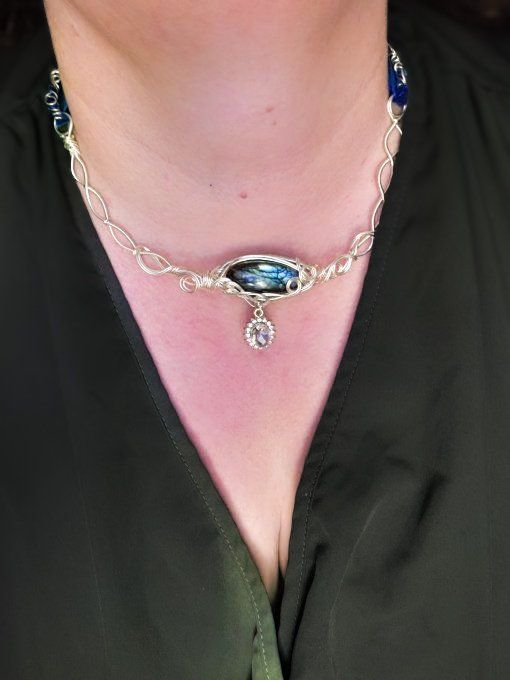 Bijou Charms ✨Labradorite bleu -protection et spiritualité 