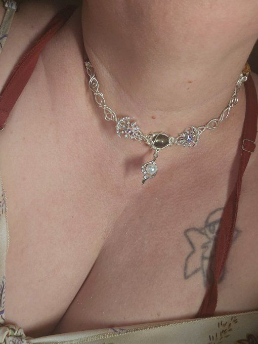 Bijou Pierre de Soleil Noire Lattice -confiance en soi et joie