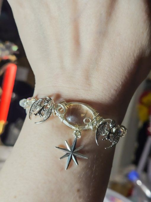 L'astre du matin: collier modulable Citrine naturelle 