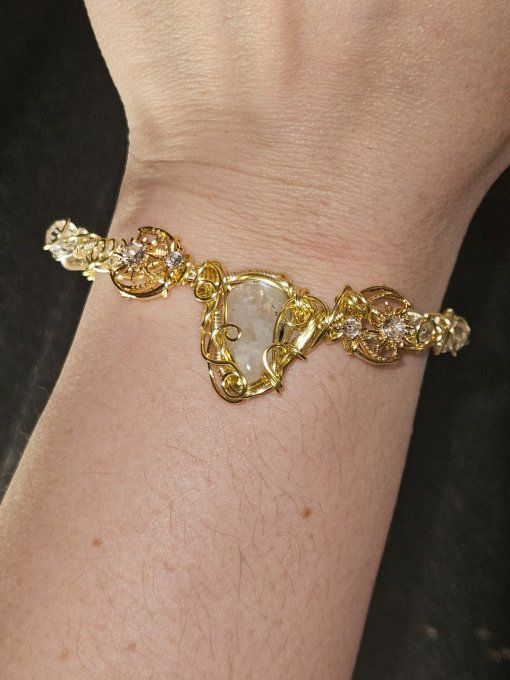 Charms pierre de lune ?peristerite mémoire et concentration 