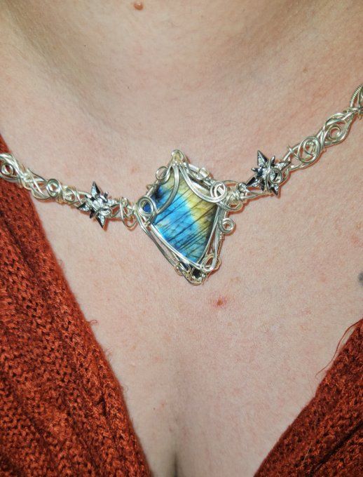 Constellation d'orion : labradorite - bijou modulable 