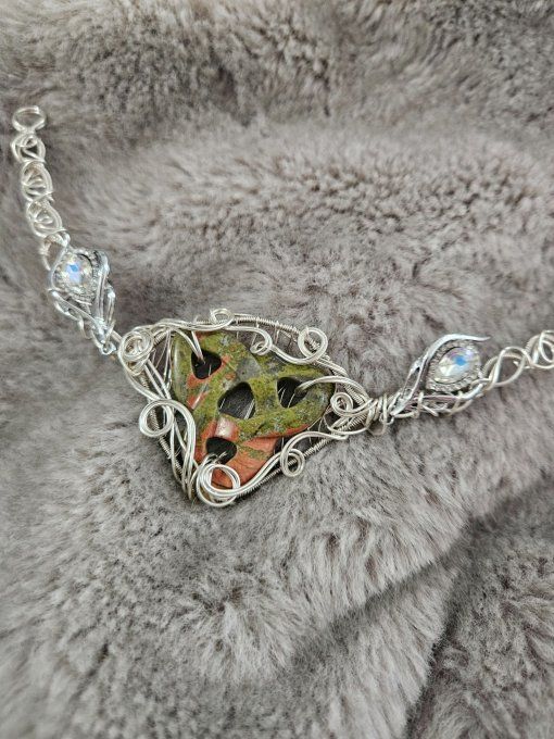 Constellation de l'Ours -Collier modulable Unakite ✨ 