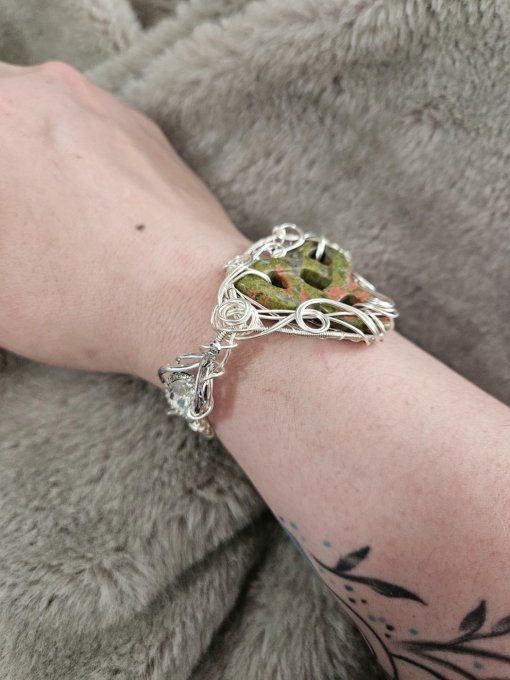 Constellation de l'Ours -Collier modulable Unakite ✨ 