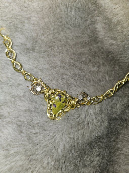 Constellation de la vierge-collier modulable Atlantisite✨ 