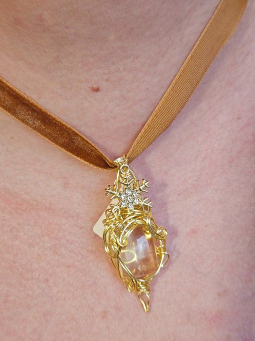 Amulette ✨Citrine -abondance , joie 